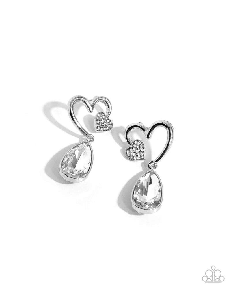 Coupling Up - White - Earring
