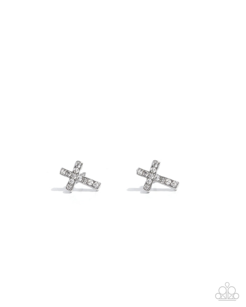 Sacred Shimmer - White - Earring
