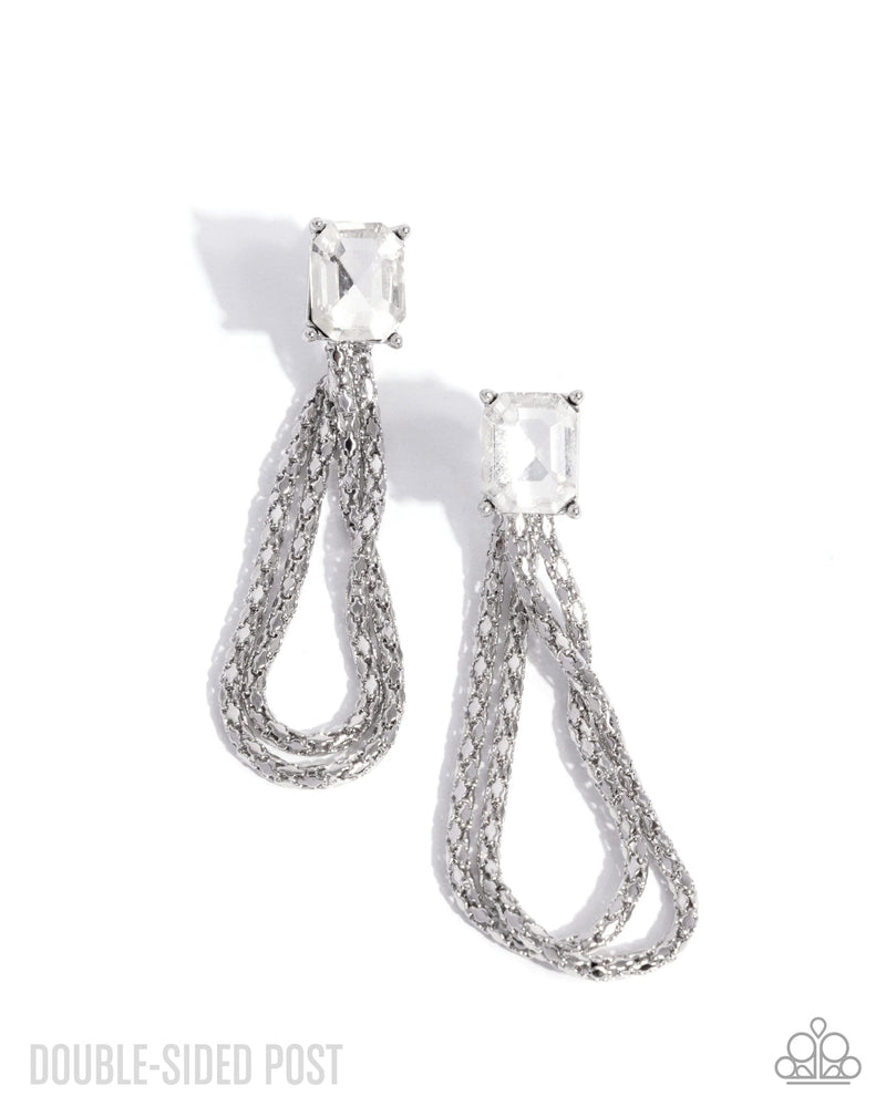 Cascading Collection - White - Earring