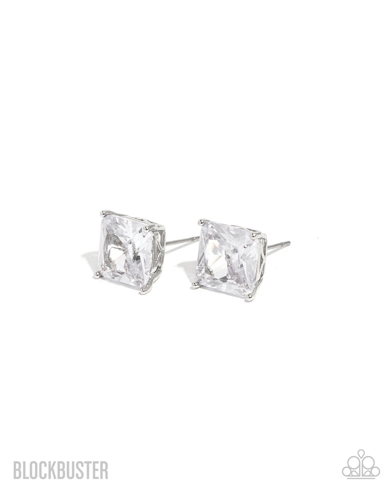 GLOW Time - White - Earring