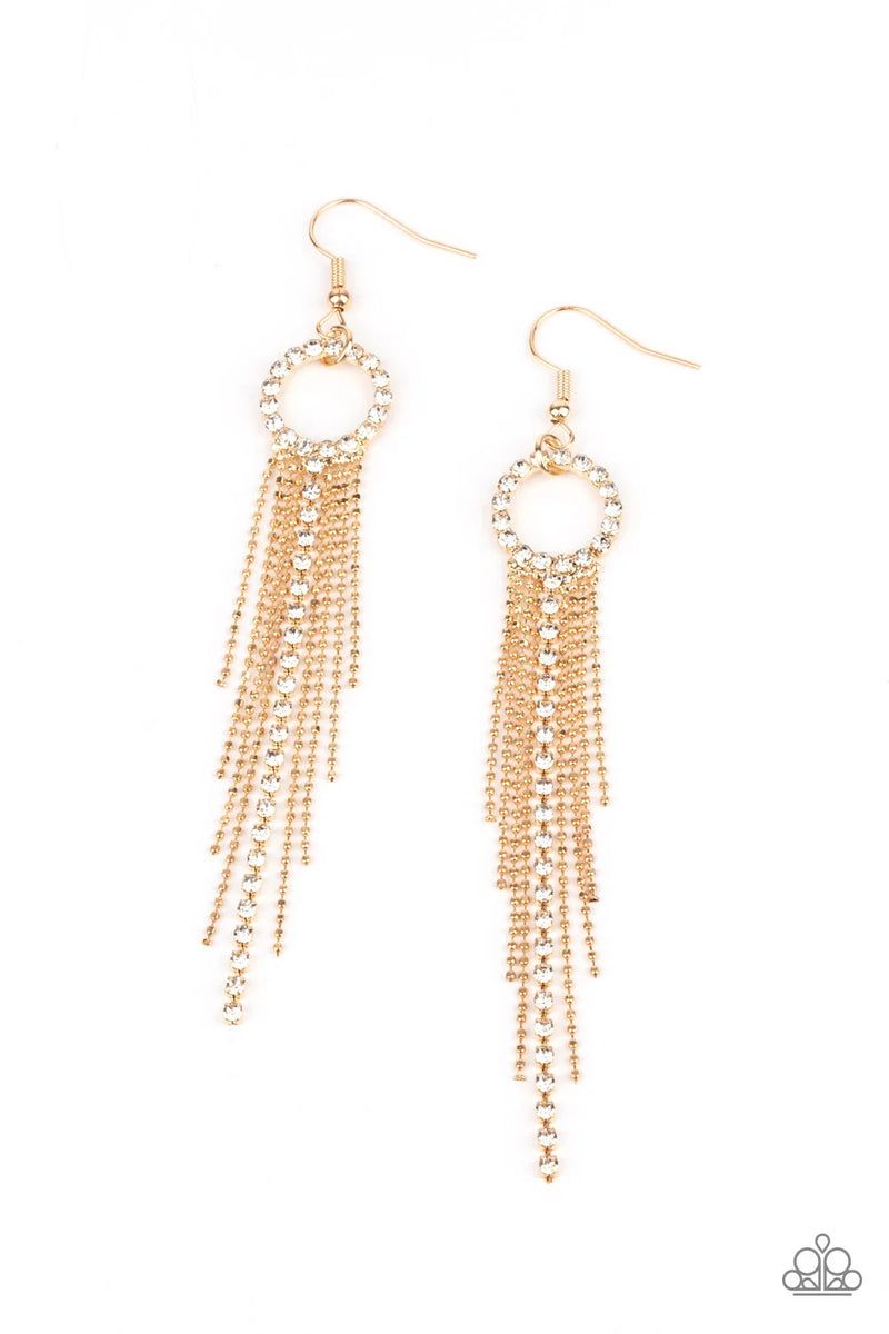Pass The Glitter - Gold - Earring