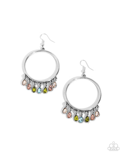Hooped Hello - Multi - Earring