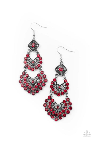 All For The GLAM - Red - Earring