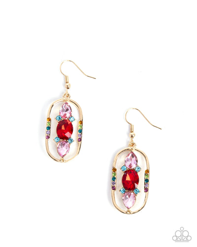 Sit and Stare - Red - Earring