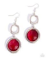 Colorful Cheer - Red - Earring