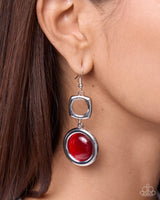 Colorful Cheer - Red - Earring