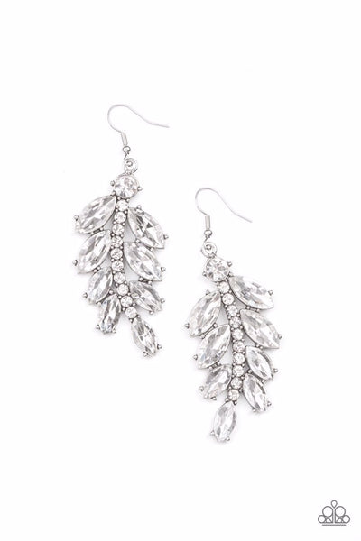 Ice Garden Gala - White - Earring