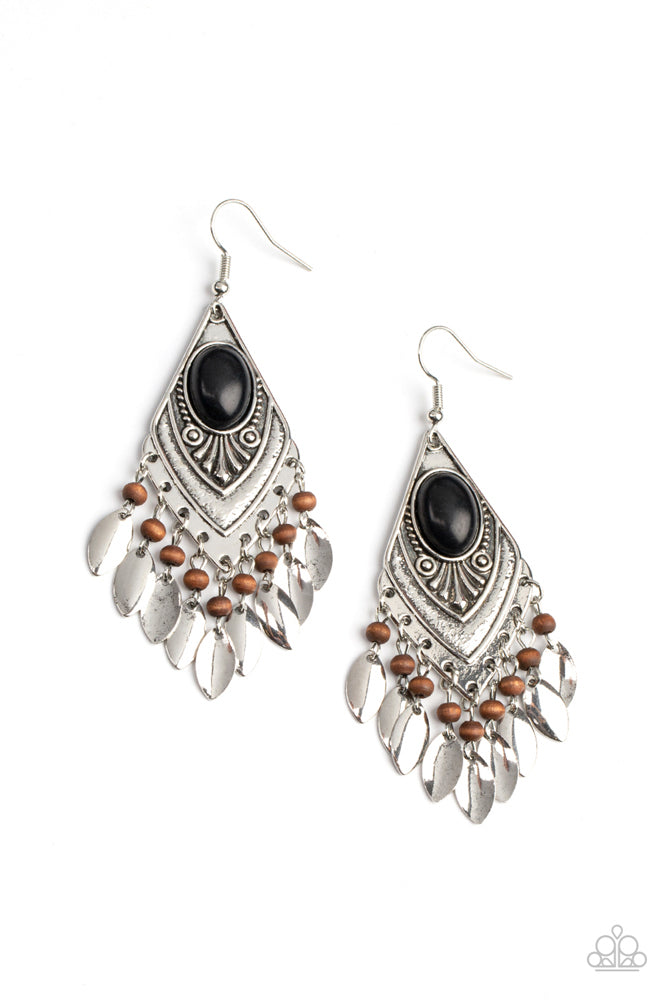Earthy Etiquette - Black - Earring