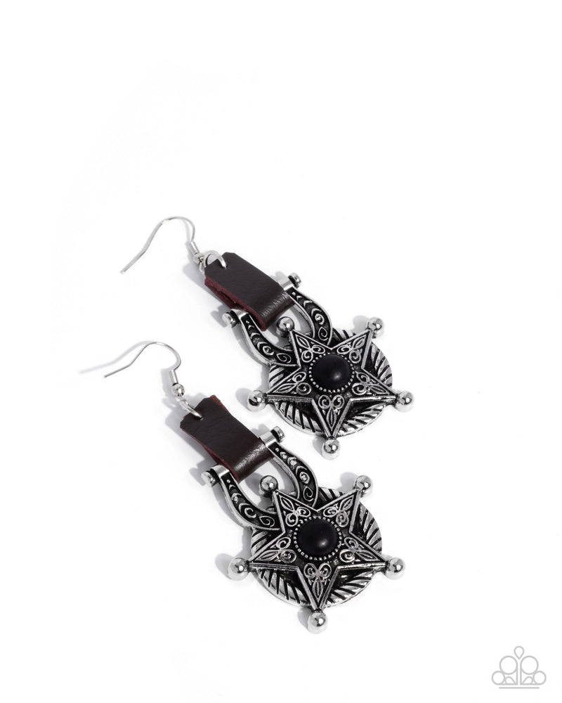 Western Warden - Black - Earring