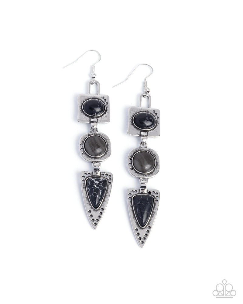 Rustic Reputation - Black - Earring