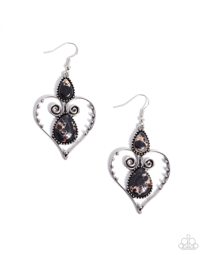 Selfless Stones - Black - Earring