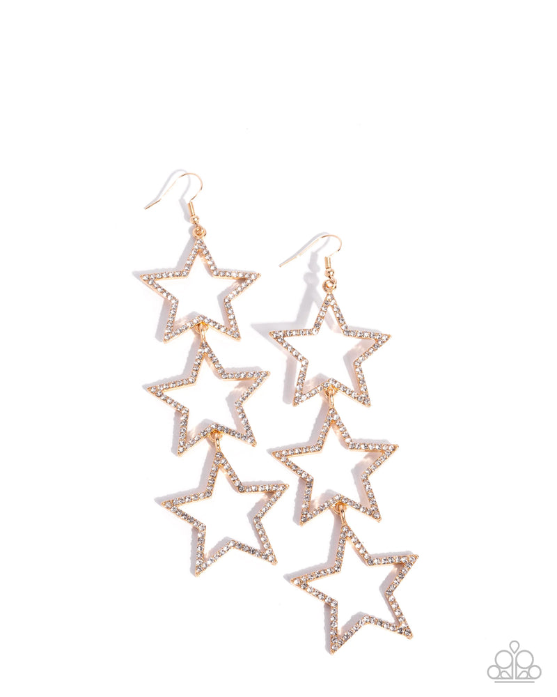 Star-Crossed Success - Gold - Earring