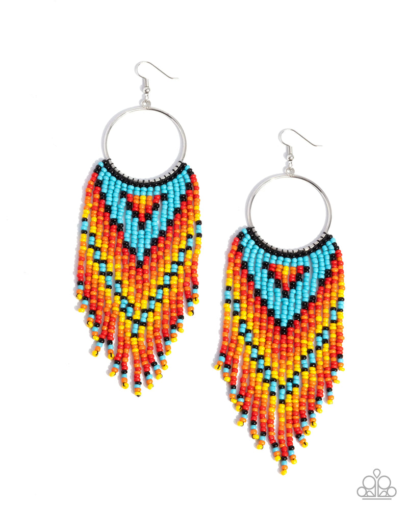 Waving the Banner - Multi - Earring