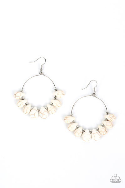 Canyon Quarry - White - Earring