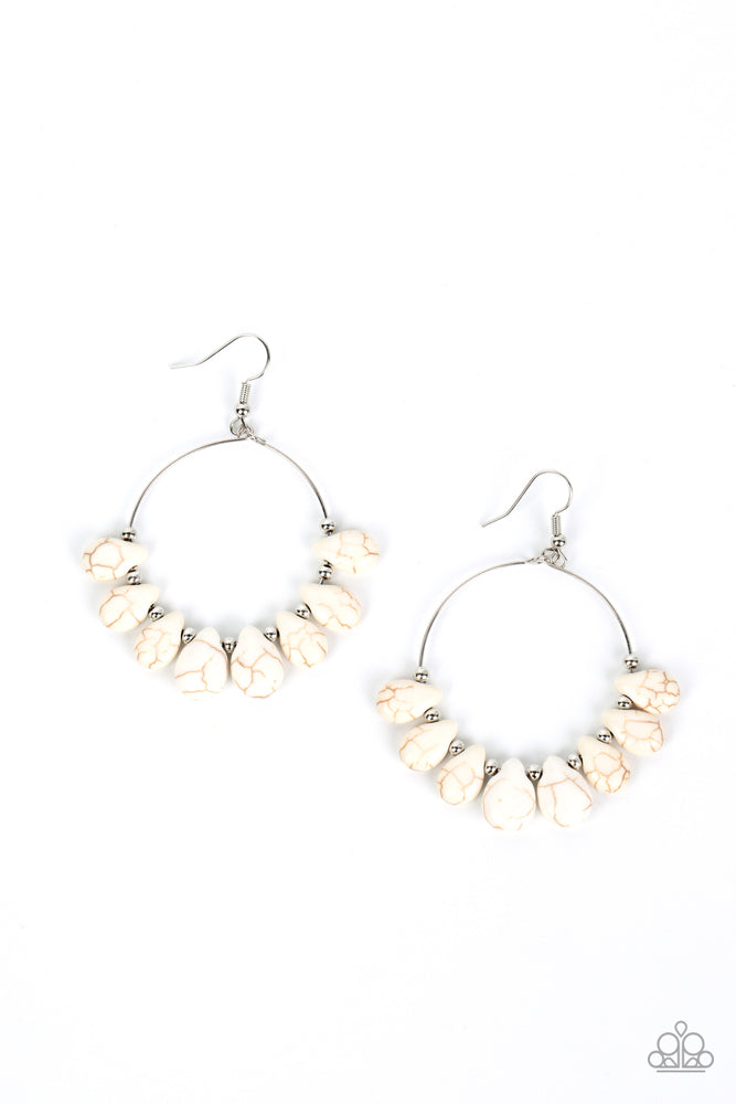 Canyon Quarry - White - Earring