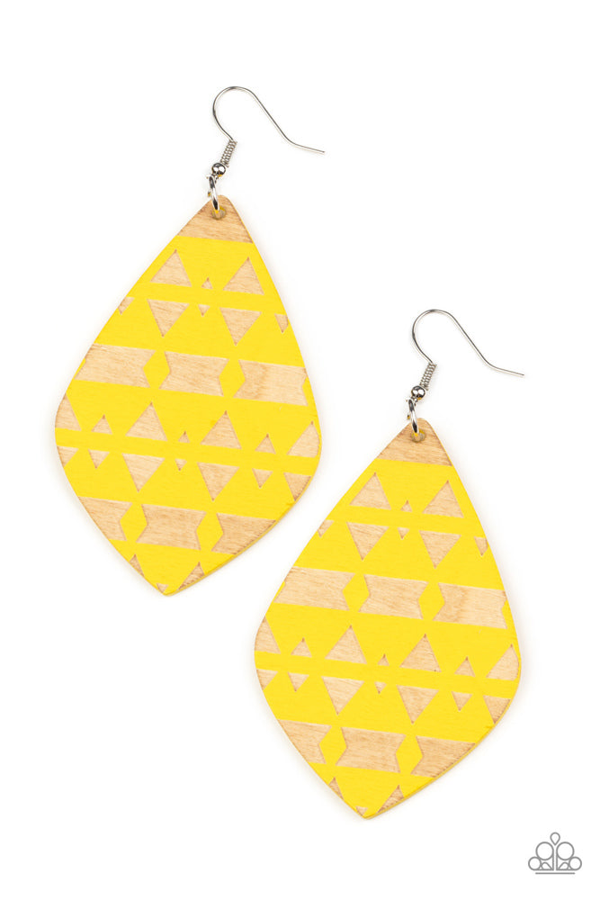 Zimbabwe Zoo - Yellow - Earring