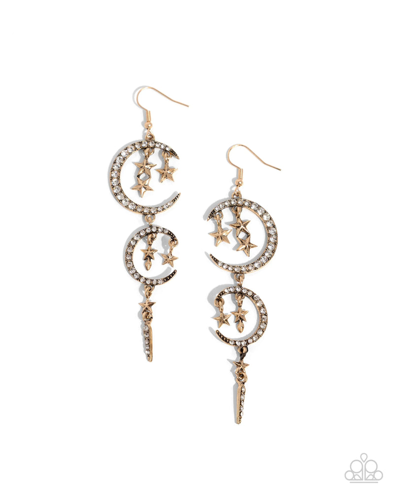 Celestial Cascade - Gold - Earring