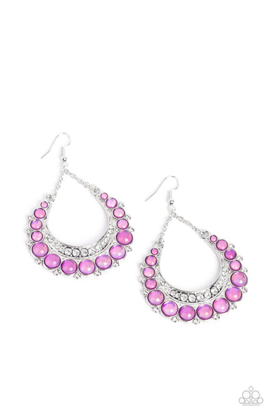Bubbly Bling - Purple - Earring