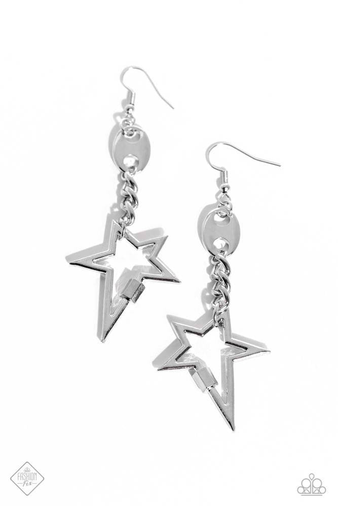 Iconic Impression - Silver - Earring