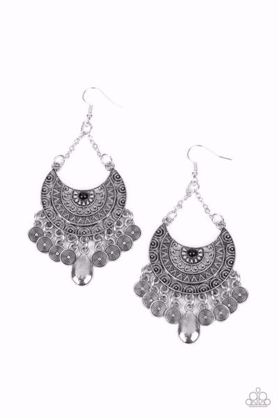 Lunar Allure - Black - Earring