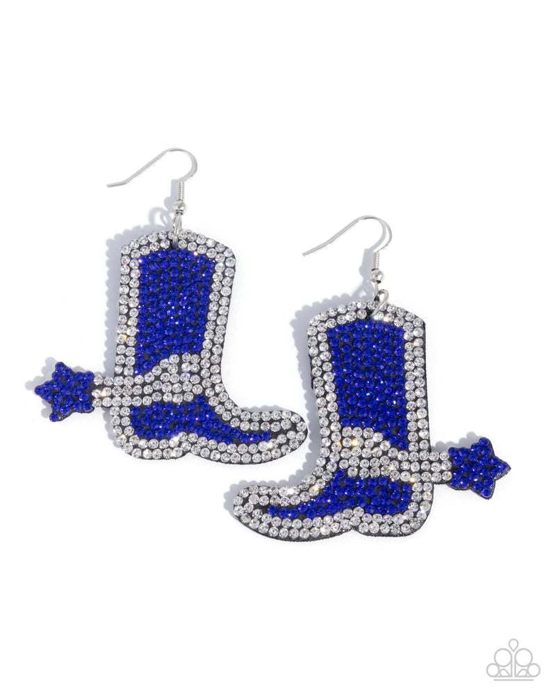 Benevolent Boot - Blue - Earring
