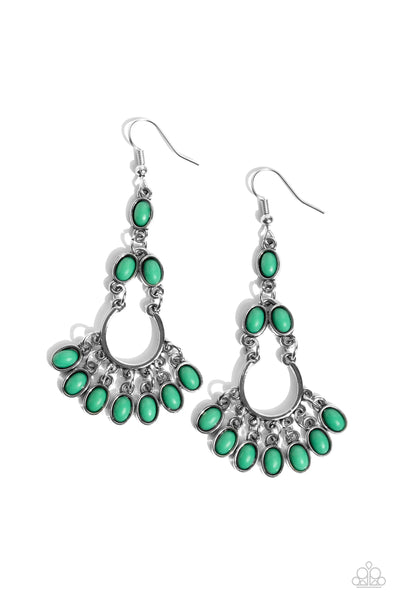 Girly Girl Getup - Green - Earring