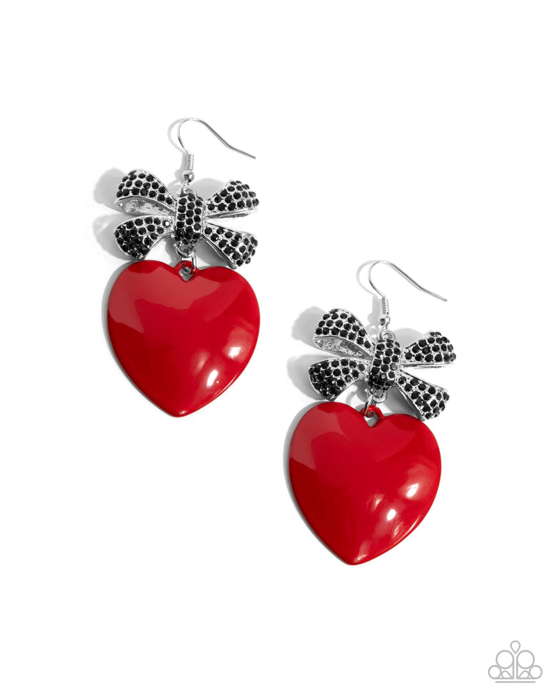 Suitable Sweetheart - Red - Earring