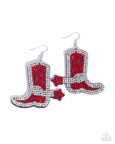 Benevolent Boot - Red - Earring