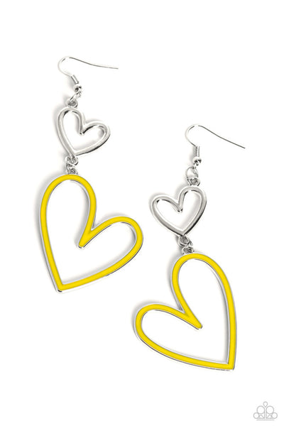 Pristine Pizzazz - Yellow - Earring
