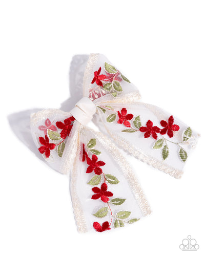 Garden Guardian - Red - Hair Clip