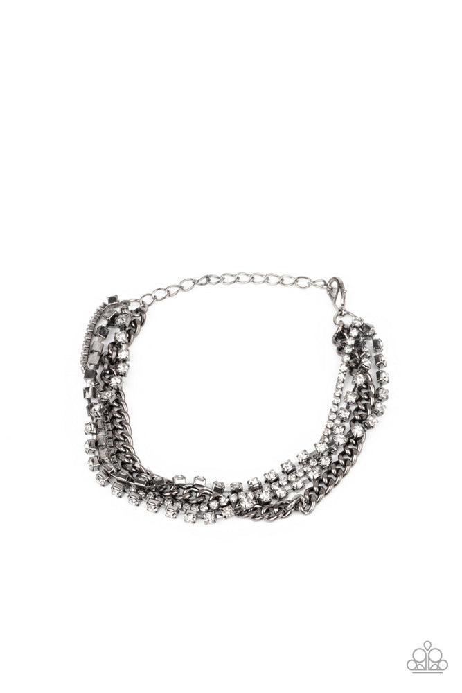 Brilliantly Beaming - Black - Bracelet