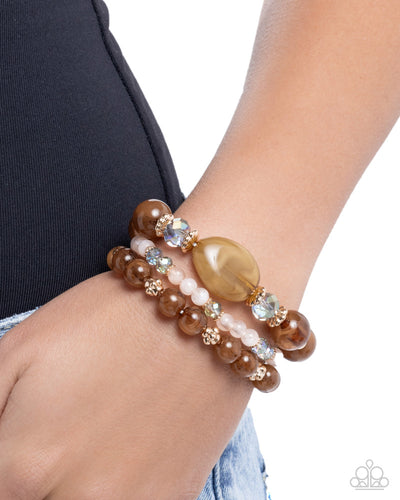 Cheerful Collection - Brown - Bracelet