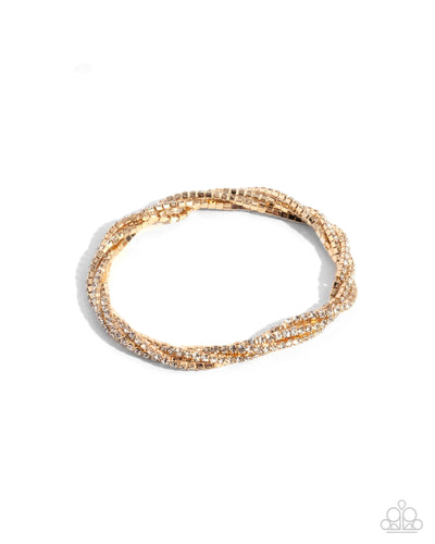 Twisted Triumph - Gold - Bracelet