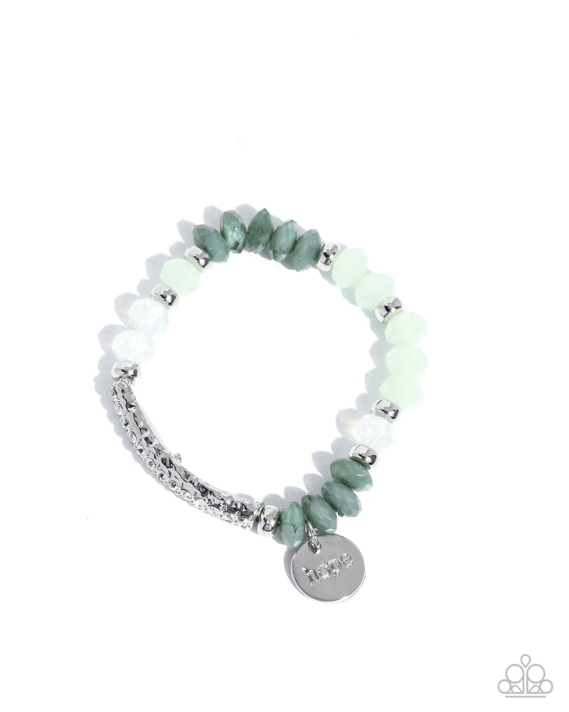 Handcrafted Hope - Green - Bracelet