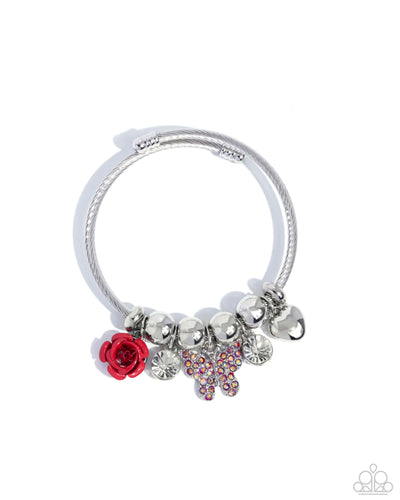Windblown Whimsy - Red - Bracelet