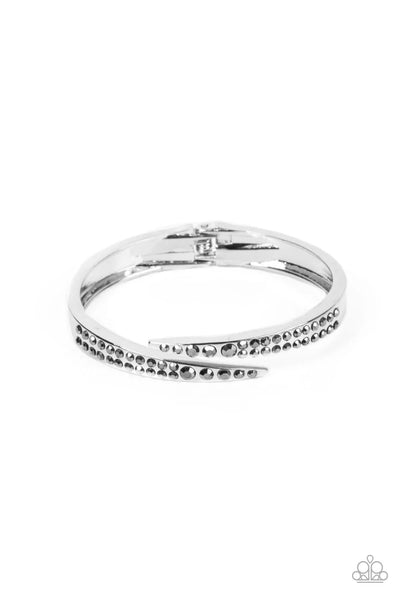 Sideswiping Shimmer - Silver - Bracelet