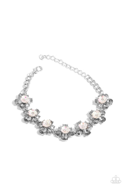 Floral Frenzy - Silver - Bracelet