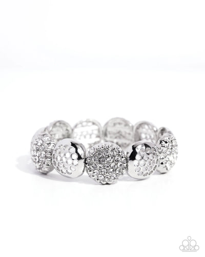Airily Adorned - White - Bracelet