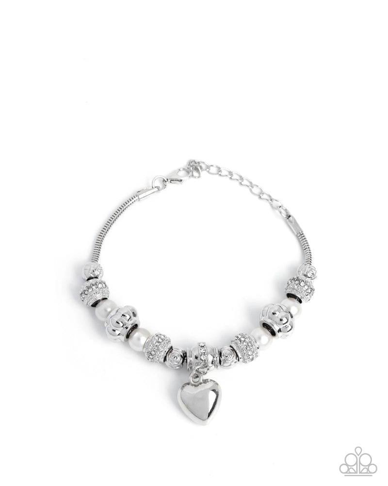 Pensive Polish - White - Bracelet