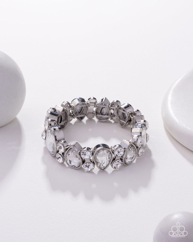 Secure Sparkle - White - Bracelet