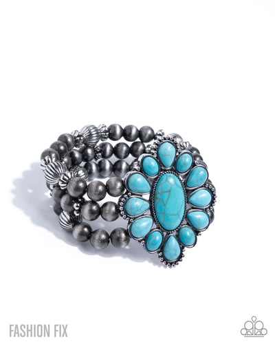 Traditional Tailoring - Blue - Bracelet
