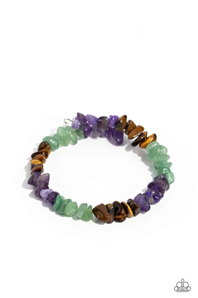 Sculpted Showcase - Purple - Bracelet