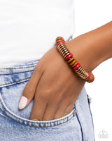 Wood Work - Red - Bracelet