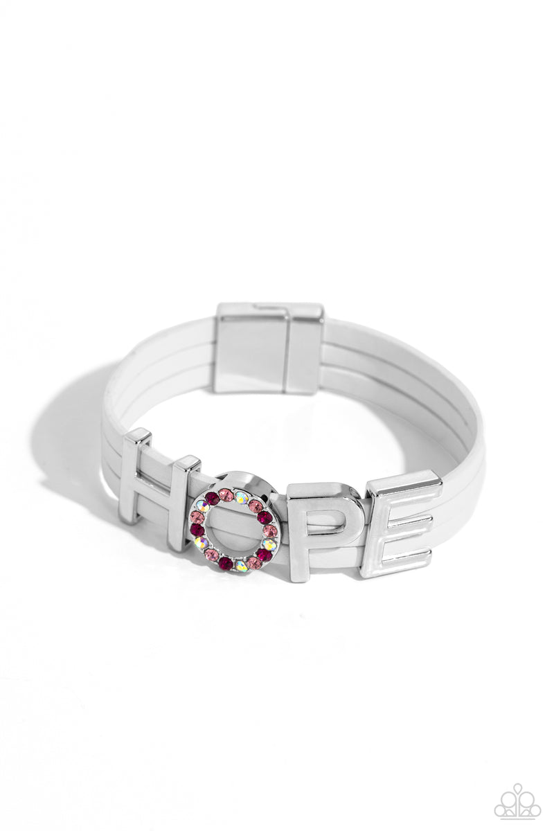 Hopeful Haute - White - Bracelet