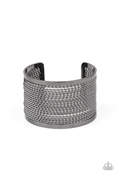Stacked Sensation - Black - Bracelet
