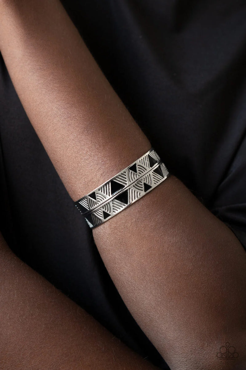 Hidden Glyphs - Black - Bracelet