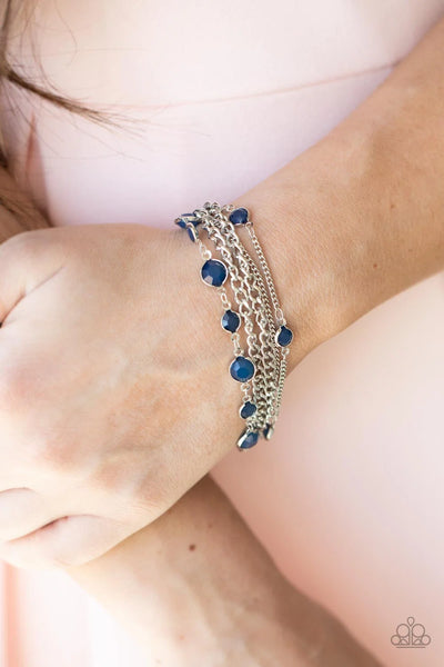 Glossy Goddess - Blue - Bracelet