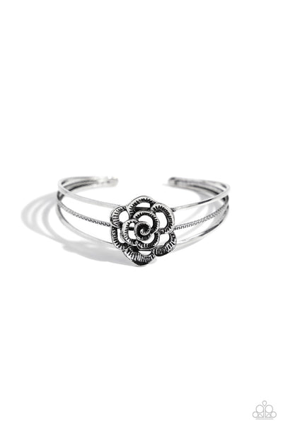 Rosy Repose - Silver - Bracelet