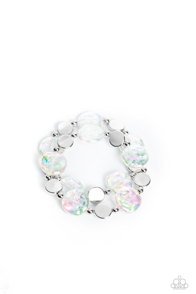 Discus Throw - White - Bracelet