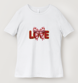 Rope & Hearts 'LOVE' T-Shirt | Sweet Valentine's Day Design